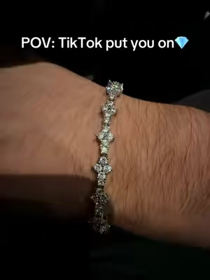 dancing like crazy #shopdrewss #jewelrytiktok #icedout #bracelet #SummerVibes 