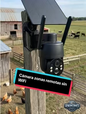 Esta cámara de vigilancia solar no requiere instalación de cableado eléctrico ni de red Wi-Fi, reduciendo todos los gastos de montaje en terrenos de caza remotos. #tiktokmademebuyit#securitycamera#trailcam#homesecurity#tiktokshopsummersale csq