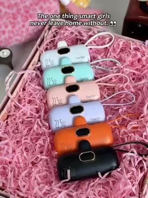 The compact portable charger that every smart girl needs in her bag 🔋✨ ⭐#DealsForYouDays #SummerWins #PortableCharger #TechFinds #TikTokShopFinds 