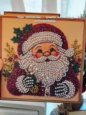 💕🎄🎅🏻Turn tiny pearls into Christmas magic. A relaxing DIY kit you'll love displaying all season. #DiamondPainting#christmascrafts #tiktokmademebuyit #christmas2026 #sephoraalışverişim 