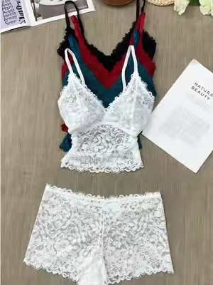 Lace sets just hit different 🖤#lace #SexyFashion #braset #fashionfinds #spotlightfinds 