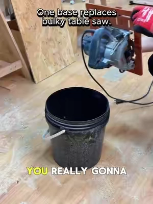 Stop hauling heavy table saws for small cuts. Slap this flat base on your circular saw for straight or 45° bevels. Chip guard and comfy grip. It's a portable table saw for summer DIY.#SummerVibes #DealsForYouDays #Woodworking #DIY #CircularSaw  