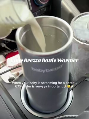 This gave me PTSD 😂 we love this bottle warmer tho 🙏🏻 definitely the fastest I’ve tried #babybrezza #bottlewarmer #babymusthaves #newmom #firsttimemom 