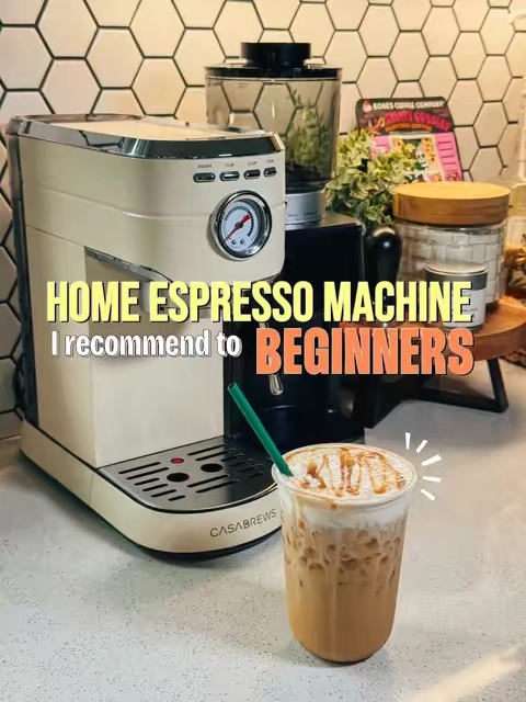 This is still my number 1 rec when people ask me what espresso machine they should get for their home coffee bar ☕️ @Casabrews Coffee Machine See my “home barista” playlist for espresso basics, tutorials, recipes, and more!  #casabrews #espressomachine #homecoffee #coffeetok #homebarista 