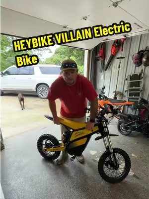 This is my favorite Ebike!#heybikesports #heybikevillain #edirtbike #pitbike #tiktokshopcreatorpicks @Heybikesports @Heybike Inc 