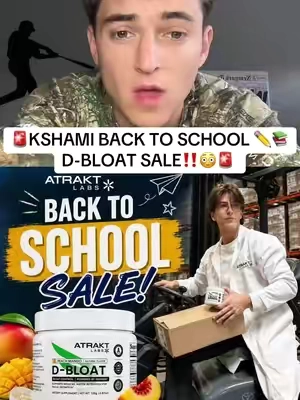 @K. Shami BACK TO SCHOOL D-BLOAT SALE‼️😳🚨 #kshami #backtoschool #debloat #looksmaxing #mog @ATRAKT 