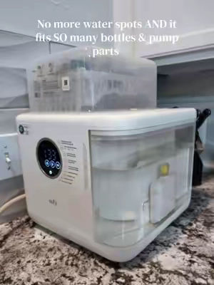 If washing bottles is your least favorite part of motherhood… you need this #bottlewasher #eufybottlewashers1pro #mommusthaves #eufy @eufyOfficial @eufybaby 