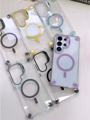 Una funda para teléfono de alta transparencia con cuatro esquinas reforzadas, disponible en varios colores para elegir #Samsungs26ultra #samsungs25ultra #Phonecase #SUMMERVIBE #Samsung Case