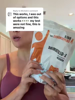 Replying to @Michele #sibo #guthealth #ibs #glutamine @BULKSUPPLEMENTS 