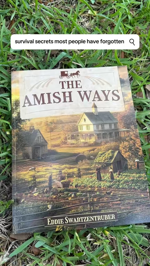 'The Amish Ways' is a great read. Perfect for those seeking a slower, more intentional lifestyle. #selfsufficient #offgrid #amish  @The Lost Skills 