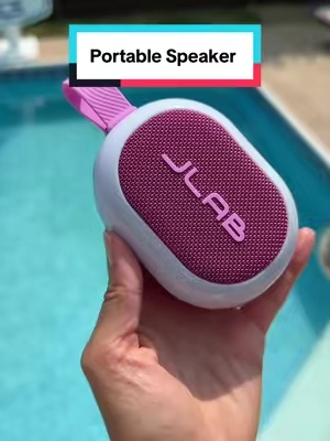 This speaker is so affordable and the perfect gift idea or stocking stuffer!!!  #jlab #poppartyspeaker #bluetoothspeaker #giftideas #stockingstuffer