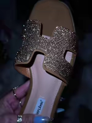 Hermosas Sandalias ✨😍 #sandaliasfemininas #sandaliasmujer #rhinestones #sandals #sandaliasdeverano 