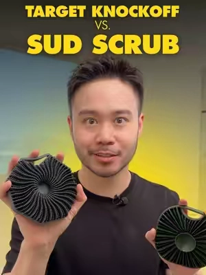 This Target find looked familiar, so we had to test it. #SudScrub #BodyScrubber #TargetFinds #DupeTest