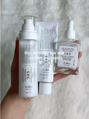 the ultimate acne scars glow up combo 🤍 dr althea 345 relief trio sensitive redness acne scars tiktok shop #tiktokshopcreatorpicks #tiktokshopsummersale #acnescars #glassskin #dralthea dr althea best calming cream mist serum barrier repair PIE hyperpigmentation redness skincare over 35 glass skin buy with coupon maehni @Dr.Althea US  