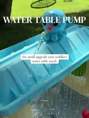 if your toddler loves their water table do yourself a favor and grab this pump!! 🫧🌈🩵 #toddlertok #toddlerfinds #watertable #toddlertoys 