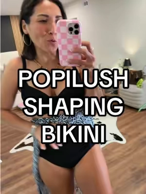 Not your basic black bikini this is just perfection! @Popilush LLC #popilush #shapewear #shapewearswimsuit #twopieceswimsuit 