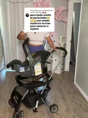 Respuesta a @Laura Jiménez🍒🧸 porta carseat ,viajes y paseos seguros #stroller #carrito #carseat #mamaprimeriza 