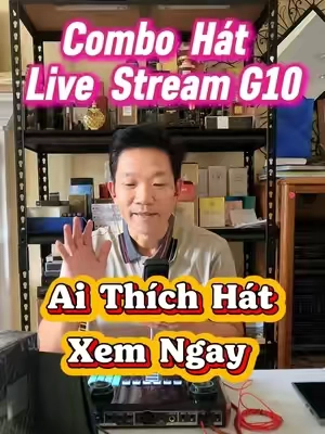 Combo hát Live Stream Tiktok, Thu âm vô đt như ca sĩ #Soundcardhatlivestream#soundcardG10#cachhatlivestream#hatlivestream#minhnguyen 