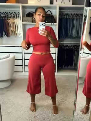 Anyone else start their fall shopping #womensfashiontrends #tiktokcreatorpicks #2pieceset #gauchos 