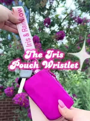 Small size, big convenience. The Iris Pouch Wristlet keeps your everyday essentials organized with two detachable pouches. Perfect for cards, keys, and little must-haves on the go. #irisandrainbow #essentials #tiktokshopsummersale 