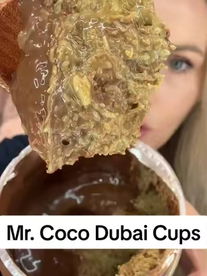 Mr Coco Dubai cups 🤤 #mrcoco #dubaicup #pistachiocream #crunchyasmr #dubaichocolate @Mr. Coco 