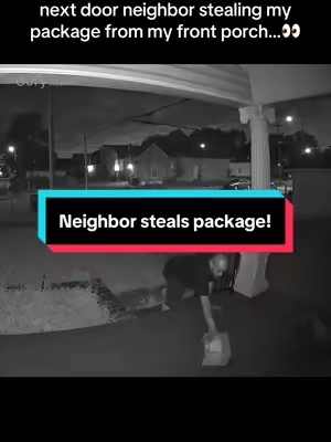I guess he didn’t realize there is a camera watching everything…📹 #eufy #caughtoncamera #securitycamera #theft #neighbors 