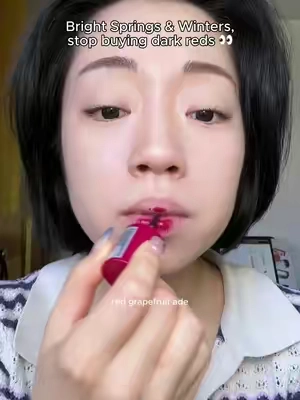 These highly saturated colors will suit the bright subseasons so well 😌 @etudeofficial @ETUDE USA #etude #deardarlingwatertint #brightseason 