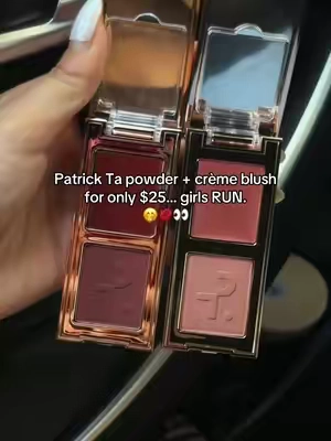 OKAAY and all the shades were restocked??🏃🏻‍♀️🏃🏻‍♀️ #patricktabeauty #patricktablush #patricktaminiblush #creamblush 