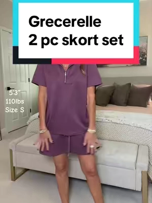 Great for travel, or lounging or heck pickleball… you can literally do just about anything in this set.  #LoungeSet #2pcset #ModestFashion #twopieceset #outfitinspo @Grecerelle.fashion 