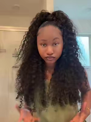 I love this half wig 😍 @Pobokix #dealsforyoudays #weeklydeals #wig #halfwig 