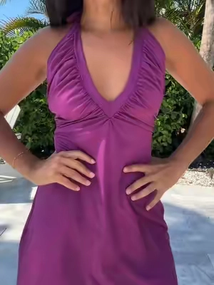 It’s giving y2k! Literally under $11 for this purple dress