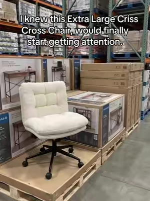 Dowinx Extra Large Criss Cross Chair #tiktokshopsummersale #summerfinds 