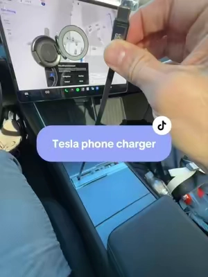 My phone’s never dead in my car now #teslatok #tesla #carcharger #tiktokshopsummersale #tiktokshopcreatorpicks 
