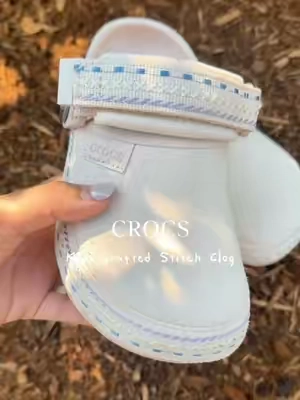 Kids crafted stitch clogs are coming! Get prepared💓#crocs #fyp #summersandals #craftedclog #newarrivals 