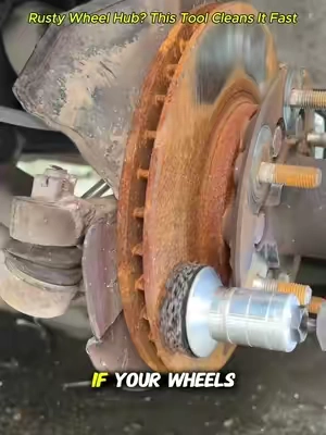 Remove rust and buildup from your wheel hubs in seconds with this drill-powered cleaning kit. Restores a smoother mounting surface, helps improve wheel balance, and makes brake jobs, tire changes, and DIY repairs easier. #SummerVibes #DealsForYouDays #CarRepair #MechanicTools #GarageTools 