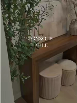 Respuesta a @SandraAldama Turning my entryway into my favorite little corner 🤎🪵 @Aowos Furniture Direct  #EntrywayDecor #PinterestHome #HomeDecor #CozyHome #furniture 