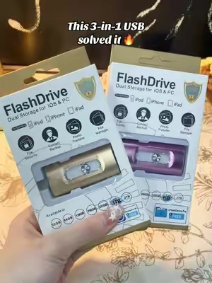 Is your phone or computer always running out of space? This 3-in-1 flash drive lets you save and transfer files super fast. It works with Android, PC, and more devices.⚡️ Small, fast, and super useful. #memorystorage #USBStorageDevices #tiktokshop #DealsforYouDays #Summervibes