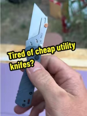 Cutting rigid foam gets old fast… this knife made the job much easier. One-handed opening, solid lockup, and fast blade changes. 🔪🛠️ @CJRB Cutlery #utilityknife #foldingknife #boxcutter #tiktokshopsummersale  #creatorsearchinsights 