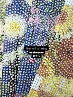 obsessed with these diamond painting bookmarks 💎✨ #diamondpainting #diamondart #craft #bookmark #BookTok 