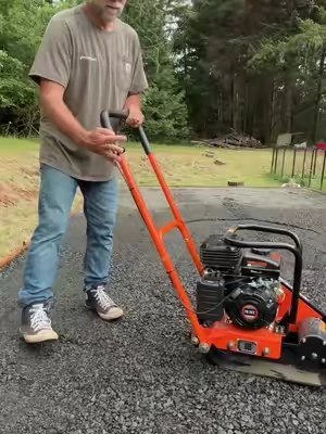 VEVOR Gas Plate Compactor Tool, 6.5HP 196CC Engine, 4200 lbs Vibratory Tamper, 22.1x15.9 in Plate, 5600 VPM Pavement Compactor for Walkways, Lawn Landscaping.  #construction #tools #concrete #tiktokshopsummersale #tiktokshopcreatorpicks @VEVOR Store 