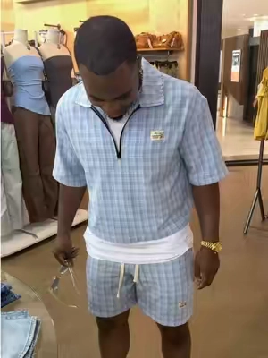 Fineeeee I guess I'll order him the black one as well..TikTok just be taking my money. HIT THAT FOLLOW BUTTON!! #summerset #mensoutfitideas #tiktokshopcreatorpicks #mensclothing #mensfashion