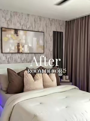 I had so much fun working on this room 😍. It definitely came out exactly how I wanted it. #roomdecor #roomdecorideas #furniturefinds #bedroomdecor #foruou 
