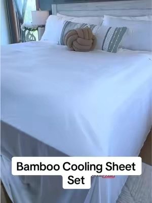 crispy airy sheets = BEST SLEEPS ☁️ #Cooling #coolingbedding #sheetset #sheetsets #bedding 