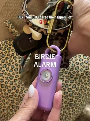 Better to be safe than sorry!  I know it’s just an alarm, but anything to draw attention to you in the event that something does happen! 🚨‼️🔔 She’s Birdie–The Original Personal Safety Alarm for Women by Women–Loud Siren, Strobe Light and Key Chain in a Variety of Colors #shesbirdie #alarm #safety #birdie #safetyessentials 
