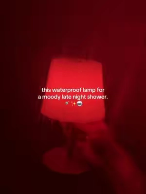 best part is it changes colors!!🤎obsesssed with this #waterprooflamp #ledlamp #showerlamp #bathroomshower #tiktokshopcreatorpicks 