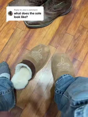 Replying to @Jess Cowboy Boot Slippers Western House Slippers Shoes Sloots  #tiktokshopcreatorpicks #sloots #slipperboots #houseshoes 