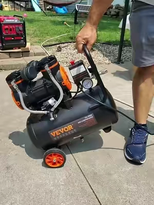 4.8 Gallon Air Compressor 90PSI Oil Free Air Compressor Tank & Max 116PSI Pressure, Ultra Quiet #AirCompressor #VevorTools   #TikTokShopSummerSale #summerwins #tiktokshopcreatorpicks 
