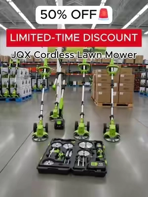 I’ve finally found a lawnmower that makes the job fun. No fuel, no cords, and an effortless dual-wheel design.#summerwins #lawnmower #lawnmaintenance 