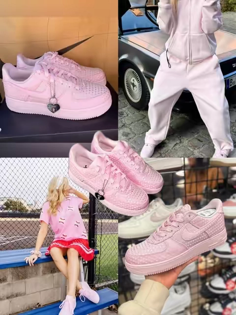 Pink 💕 #tiktokshopsummersale #ttsneakerweek #flykicks #pink #airforce 