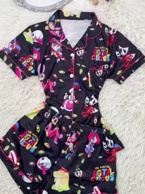 So cute!!! #creepycute #whimsical #pajamajam #pajamas #tiktokshopsummersale #growtogether #spotlightfinds #solid #homewear #comfortable 